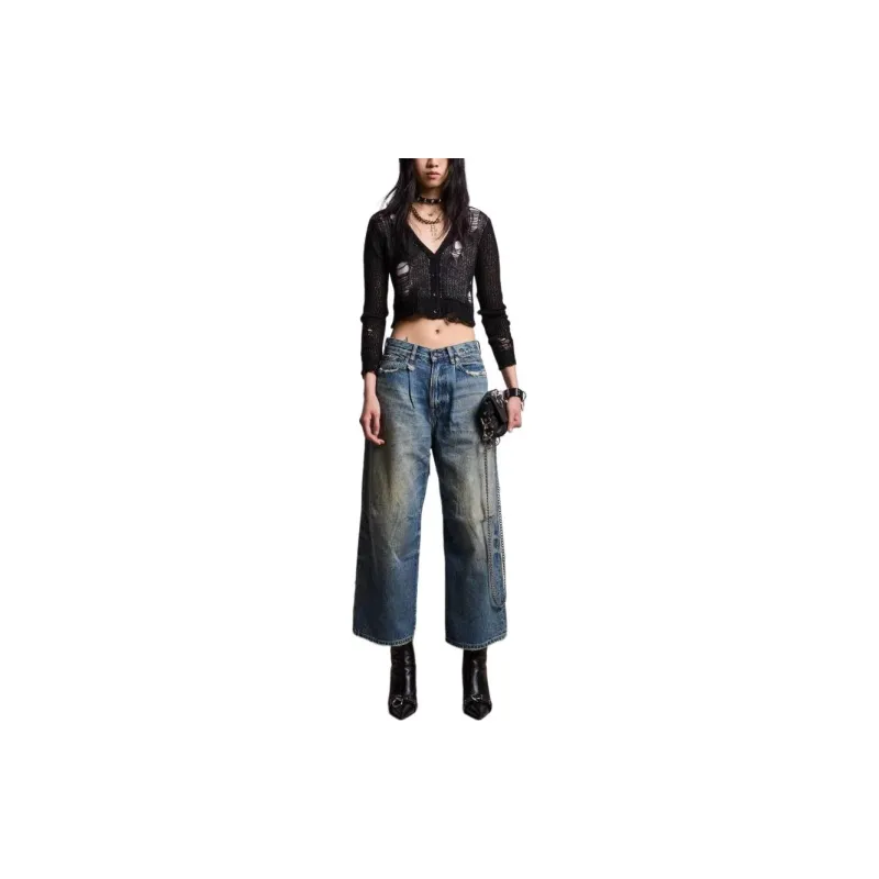 R13 SS24 Jeans Women's Clinton Blue-3