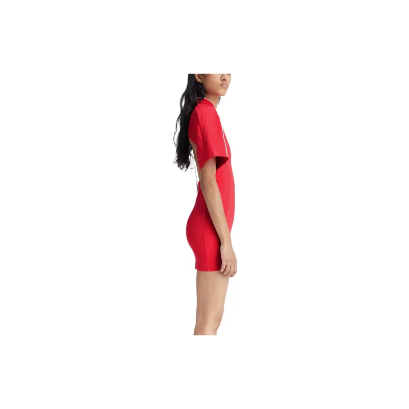 Nike X Nike Short Sleeved T Shirt Dress Dark Red-3