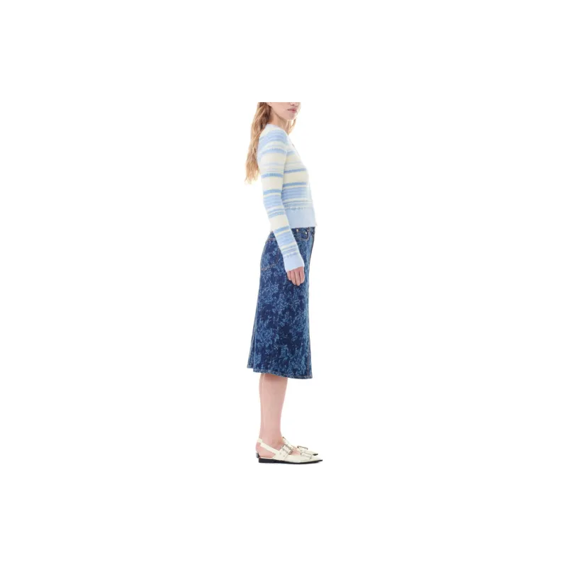 GANNI PF24 Sweater Women's Blue-4