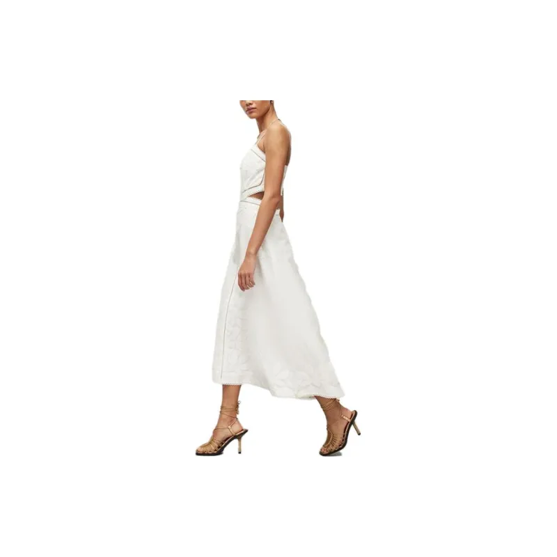 ALLSAINTS Slip Dresses Women's White-3