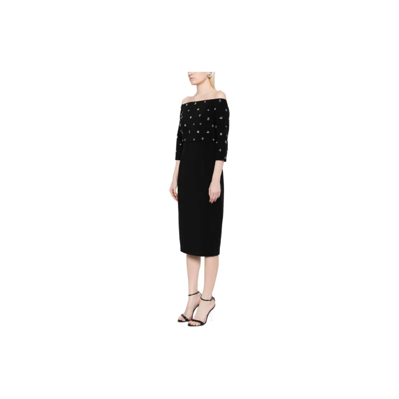 Sachin & Babi Fatima Crystal-embellished Midi Dress-3