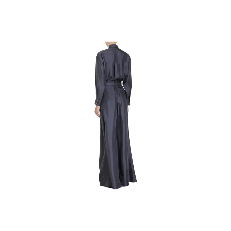 Zimmermann Lyrical Belted Wide-leg Silk Trousers-2