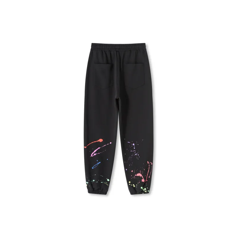 CHOUCHOUS Casual Pants Unisex Black-1