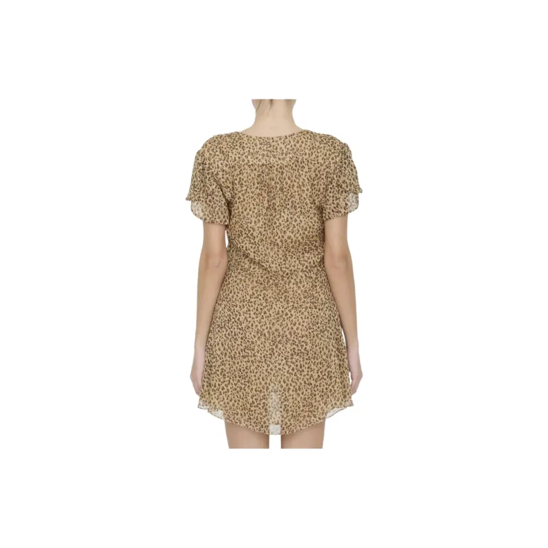CELINE Leopard Print Mini Dress-2