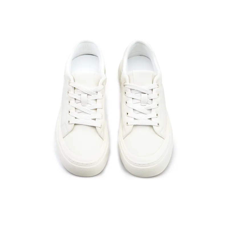 Captain Illy Abrasion Resistant Low Top Skateboard Shoes Men's Ecru-1