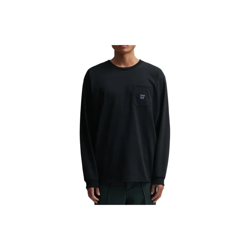 Needles Logo Patch Long Sleeved T Shirt-3
