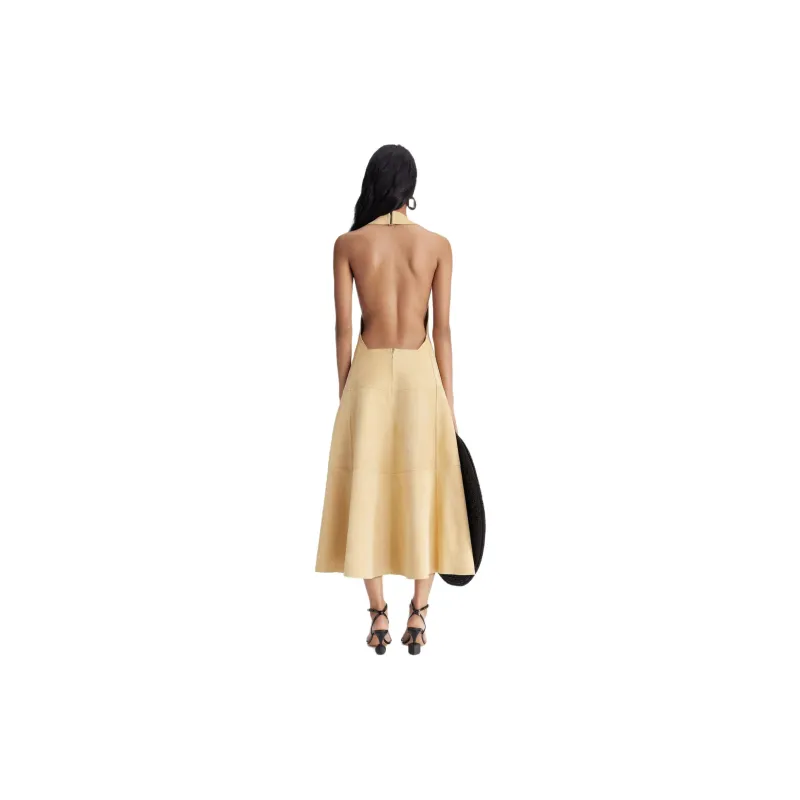 Jacquemus La Robe Favola Halter Dress-2