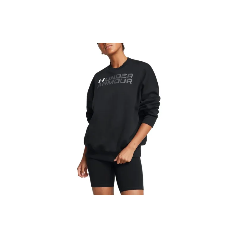 Under Armour Rival Sweatshirt Women's Black-3