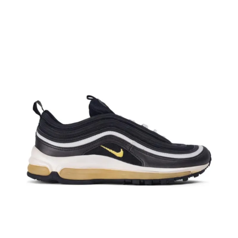 Nike Air Max 97 Anti-Slip Wear-Resistant Low-Top Casual Shoes Men's Black-1