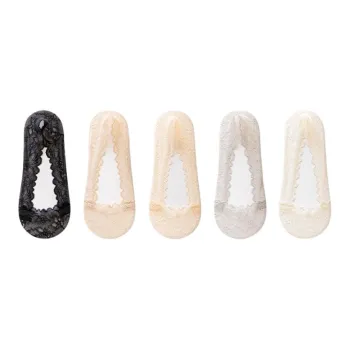 ROBINHOOD No Show Socks Women's 5 Pack