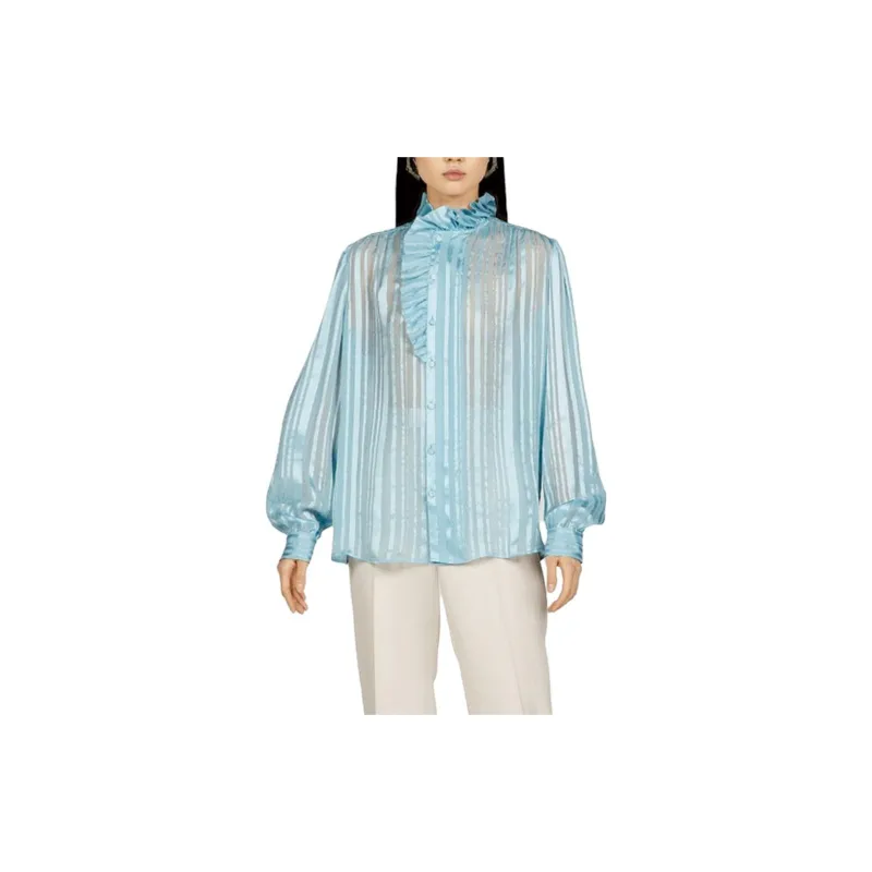 GUCCI Shirts Women's Light Blue-1