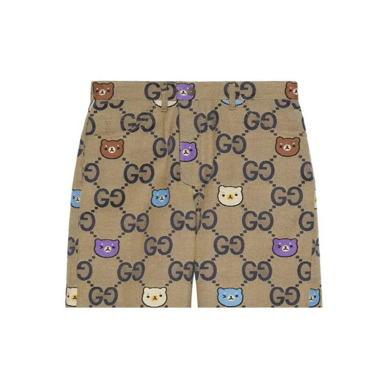 GUCCI SS23 Casual Shorts Men's Khaki-3
