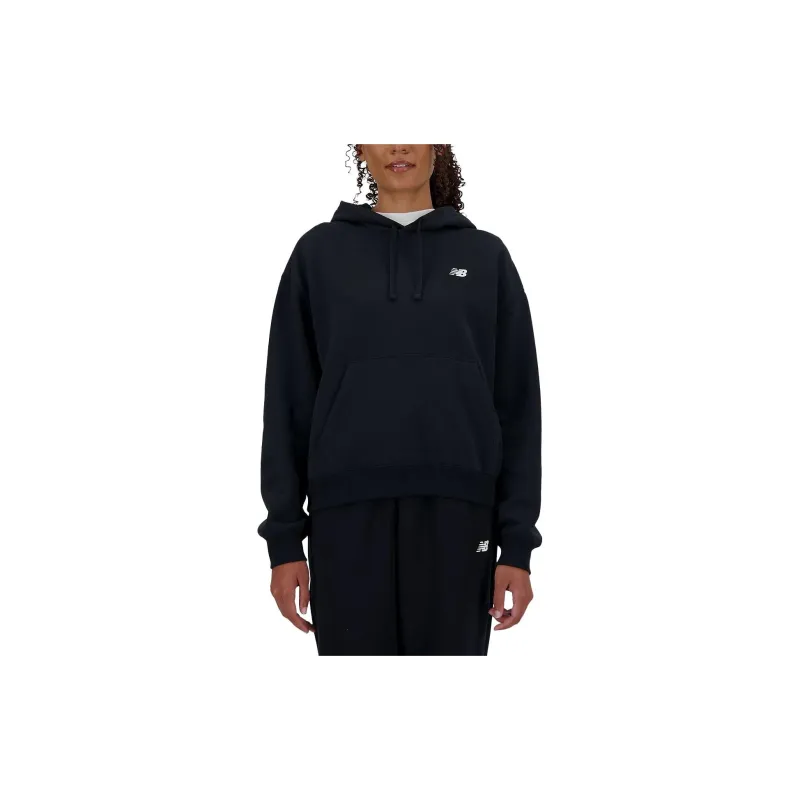 New Balance Sport Essentials Fleece Hoodie Sweatshirt Women's Black-1
