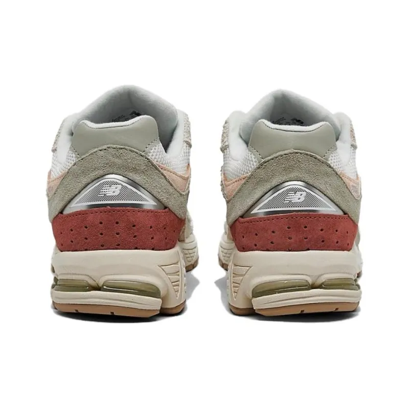 New Balance NB 2002R Anti Slip Wear Resistant Low Top Running Shoes Women's White Brown-2