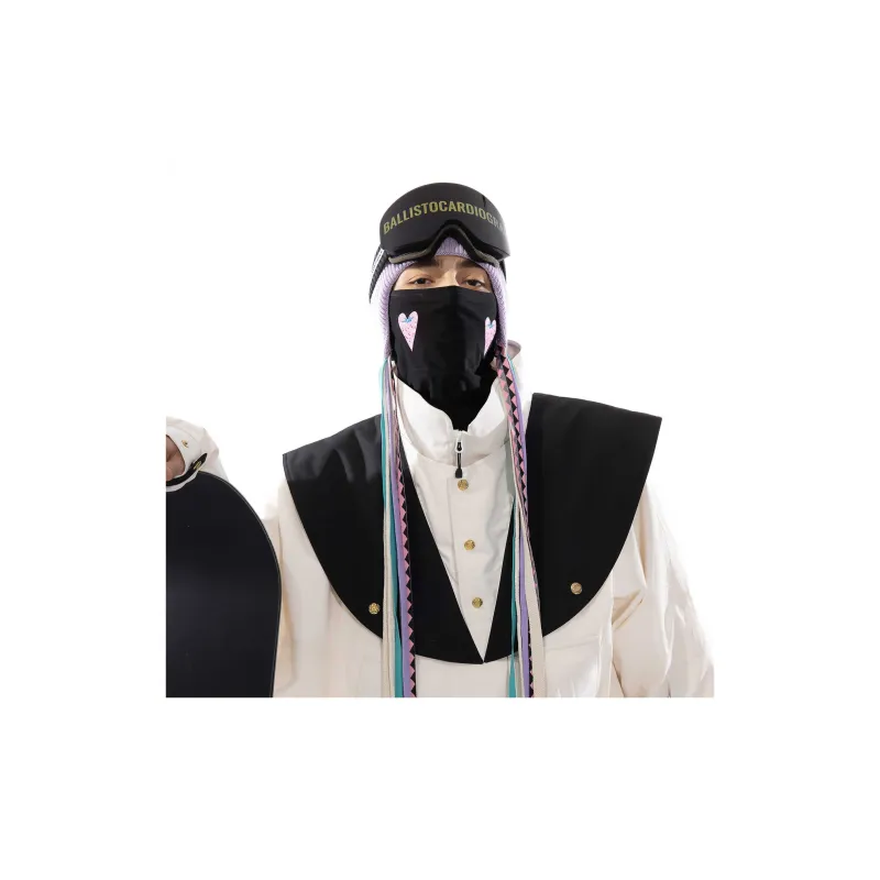 Ballistocardiogram Ski Protective Gears Polyester Elastane Face Mask Unisex-1