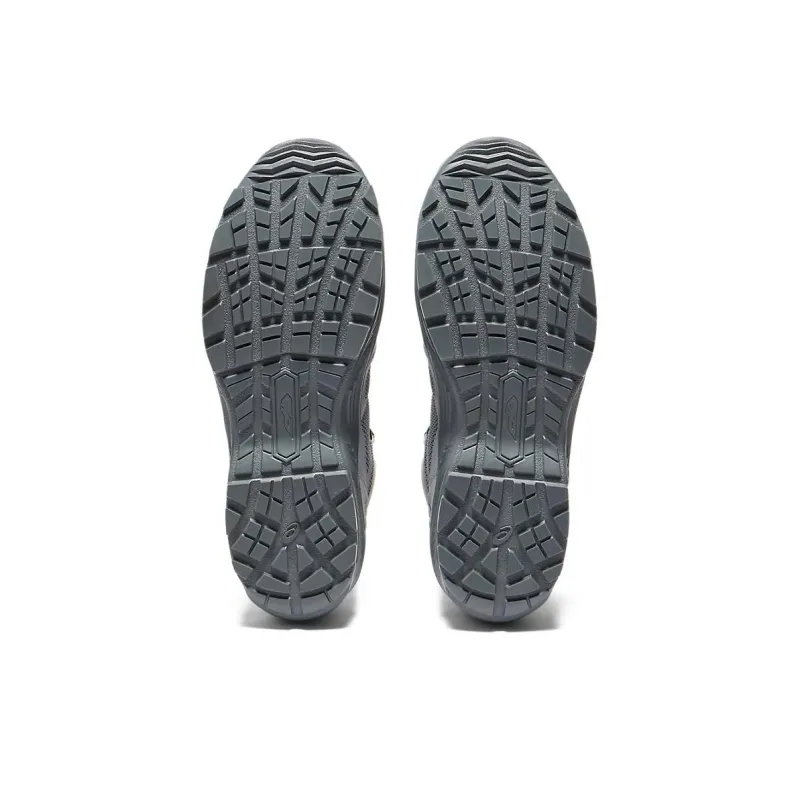 Asics Winjob Slip Resistant Waterproof High Top Outdoor Shoes Unisex Gray-4