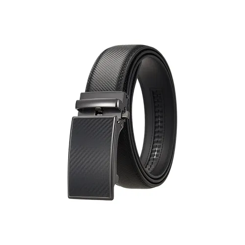 CARTELO Cow Split Leather Belts Men's Width 3.5CM Gift Box Set