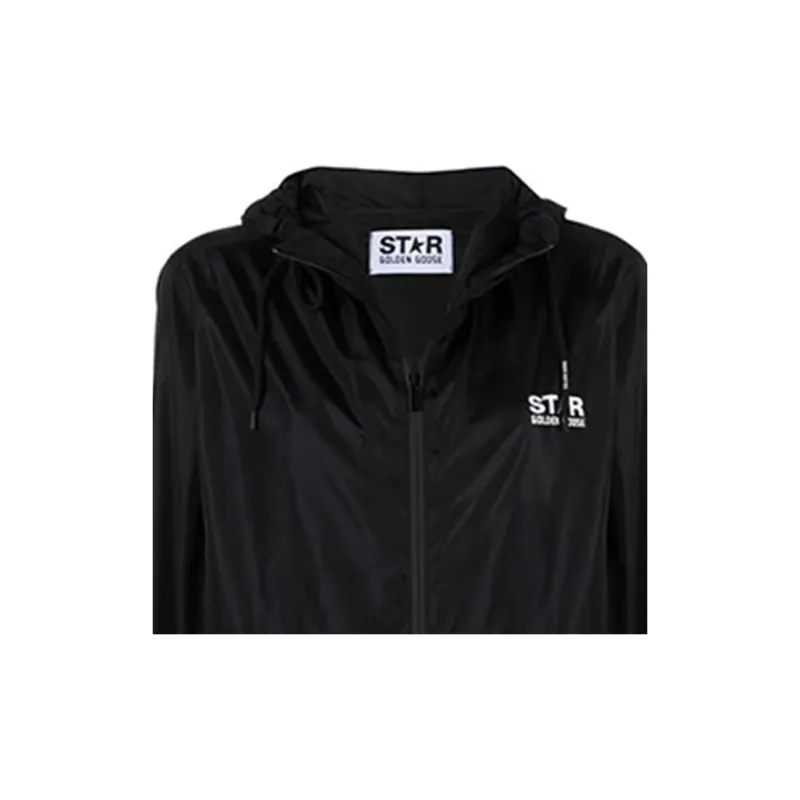 Golden Goose Star Printed Hooded Windbreaker-5