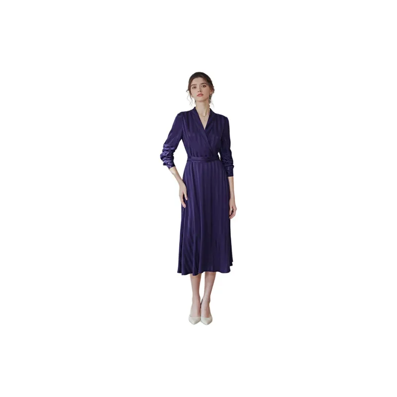 ROEYSHOUSE Long Sleeved Dress Women's Stripes-3