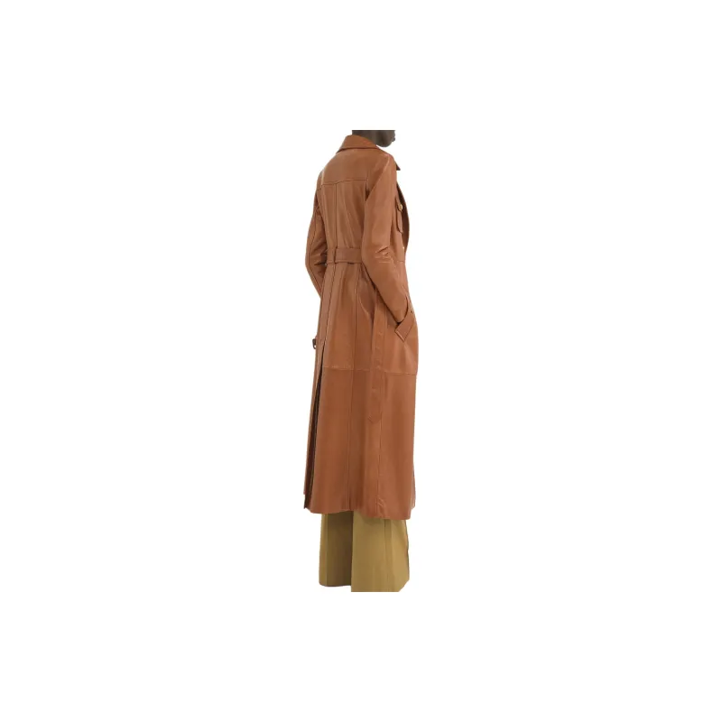 Chloe Trench Coat Women's Caramel-3
