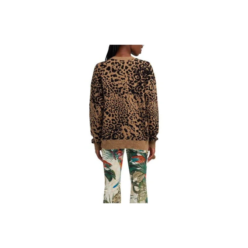Roberto Cavalli SS24 Sweater Women's Brown-3