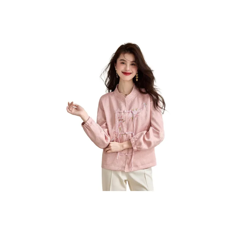CARBAMMI Jackets Coats Women's Cherry Blossom Pink-1