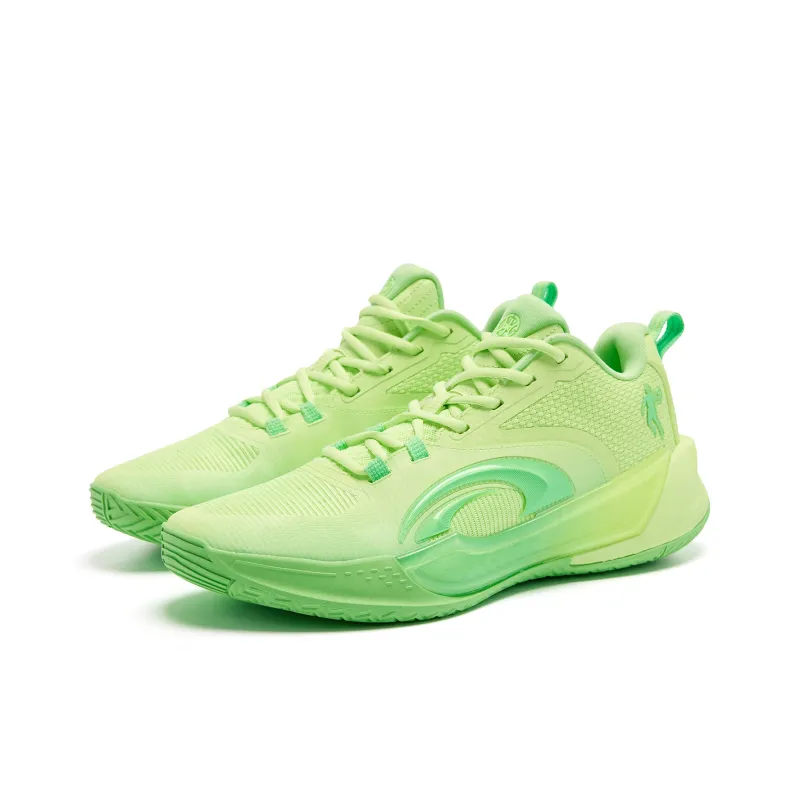 QIAODAN Battle Sword 7 TEAM Cushioning Anti-Slip And Wear-Resistant Low-Top Basketball Shoes Men's Green-2