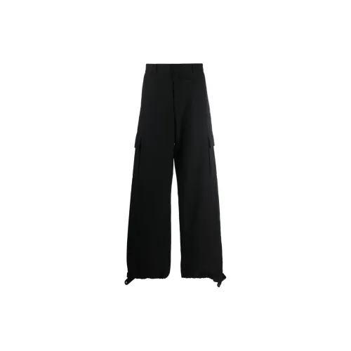 OFF-WHITE Wide-leg Wool-blend Trousers