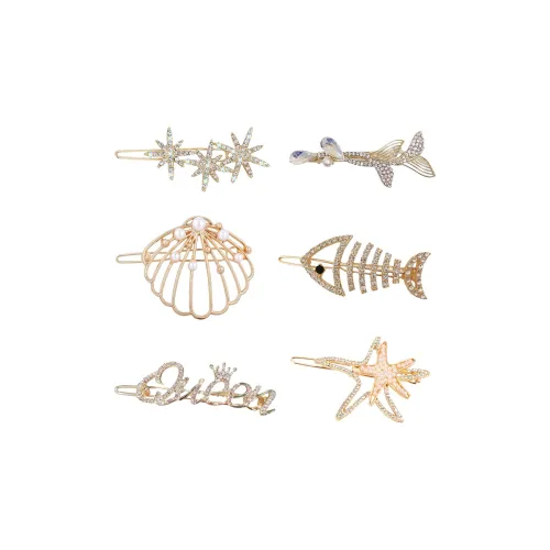Enchanting Cat Alloy Hair Clips Women's