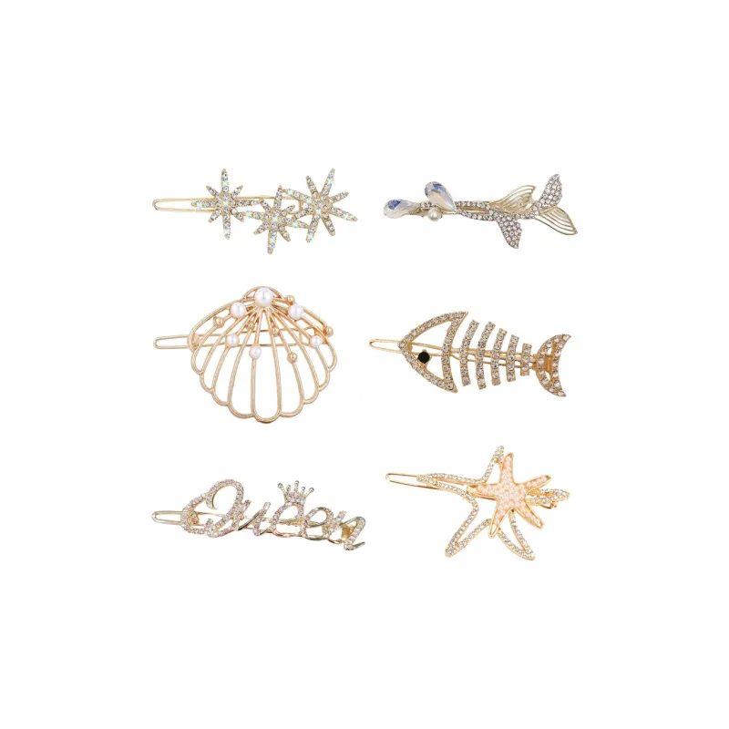 Enchanting Cat Alloy Hair Clips Women's-0