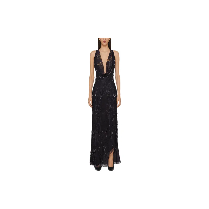 GIVENCHY SS24 Sleeveless Dress Women's Dark Purple-1