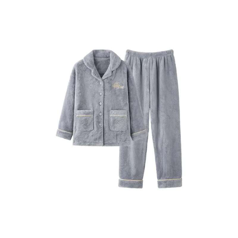 William Pajama Set Women's Gray-0