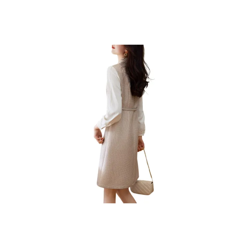 XWI Long Sleeved Dresses Women's Nude Pink-2