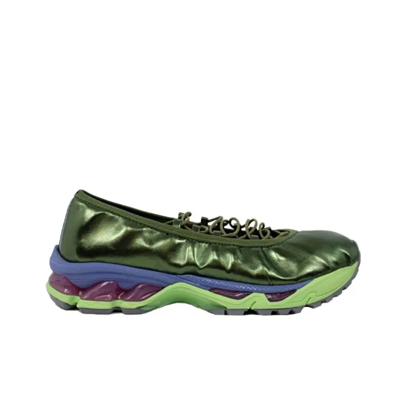 KIKO KOSTADINOV x Asics BALLET HYBRID Cushioning Lightweight Low-Top Sports Casual Shoes Women's Metal Moss-1