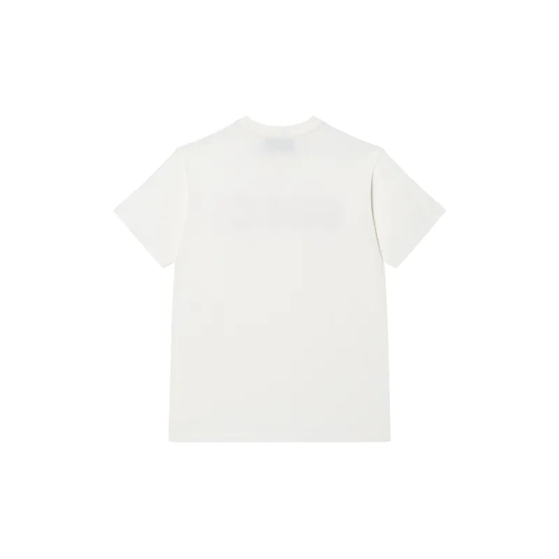 GUCCI Logo Embroidered Crewneck T-Shirt-1