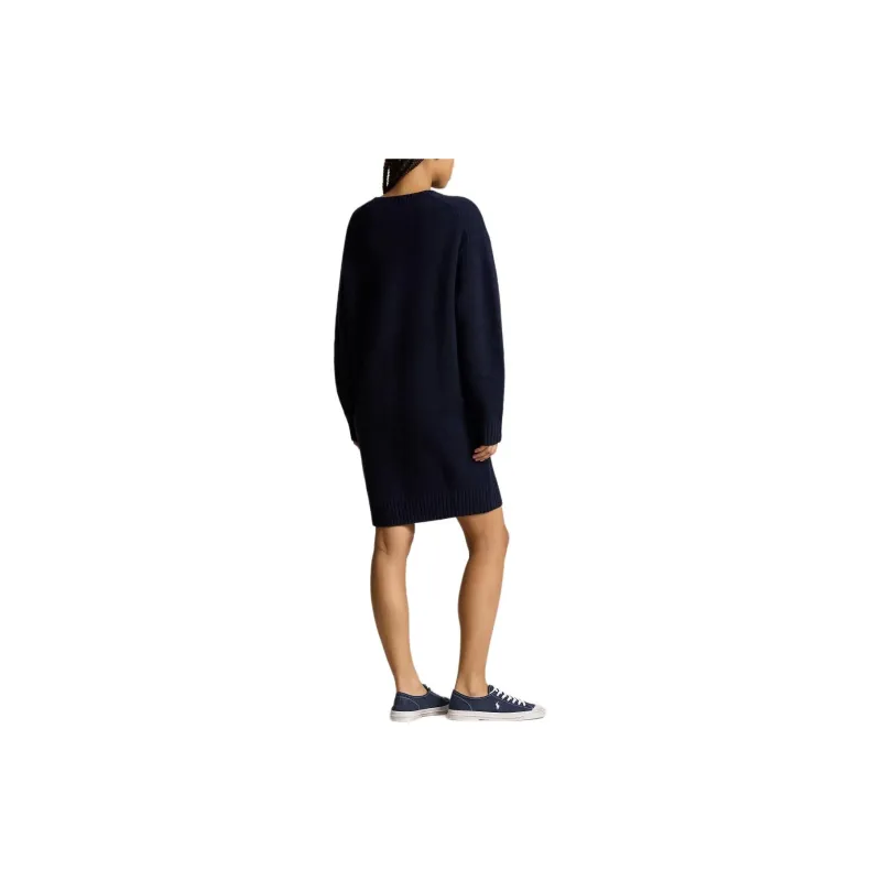 Polo Ralph Lauren Polo Bear Crewneck Sweater Dress-2