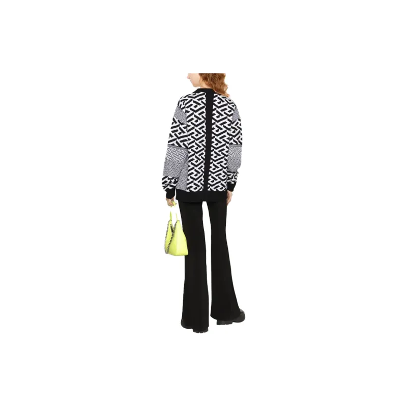 VERSACE Cashmere Sweaters Women's Gray-3