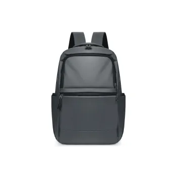 MingLu Oxford Backpack Regular Unisex Gray/Black