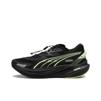 PUMA Deviate NITRO 3 Anti Slip Wear Resistant Low Top Casual Running Shoes Men's Black
