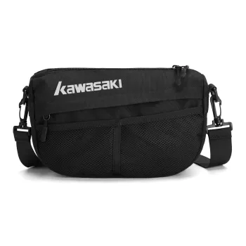 Kawasaki Fabric Shoulder Bag, Crossbody Bag Regular Unisex Black