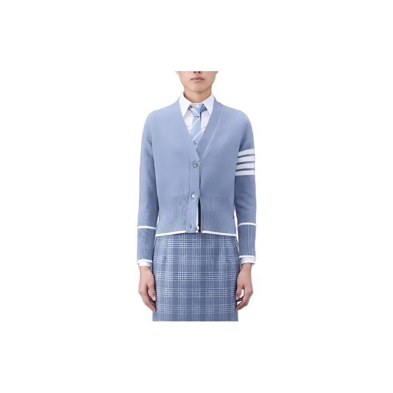 THOM BROWNE· Sweater Women's Sky Blue-5