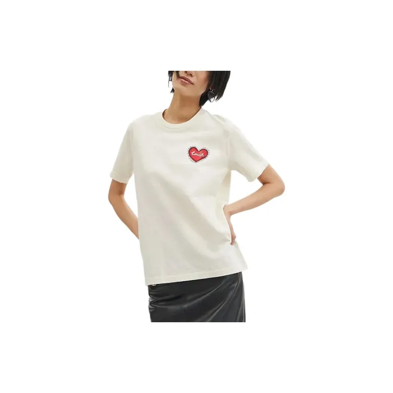 COACH SS24 T Shirt Women's White-1