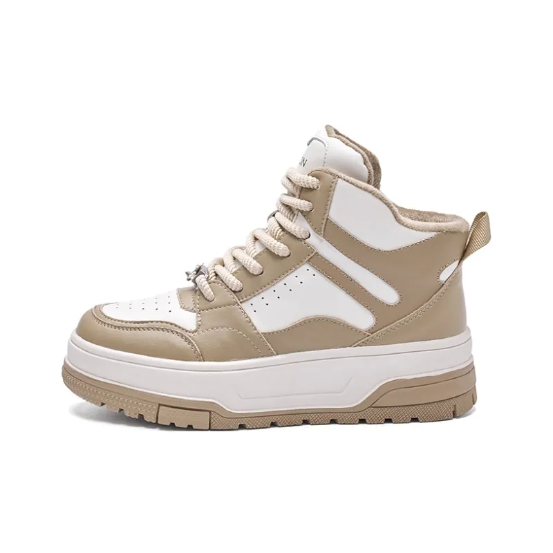 HARSON Thermal Slip Resistant And Abrasion Resistant High Top Skateboard Shoes Women's-10