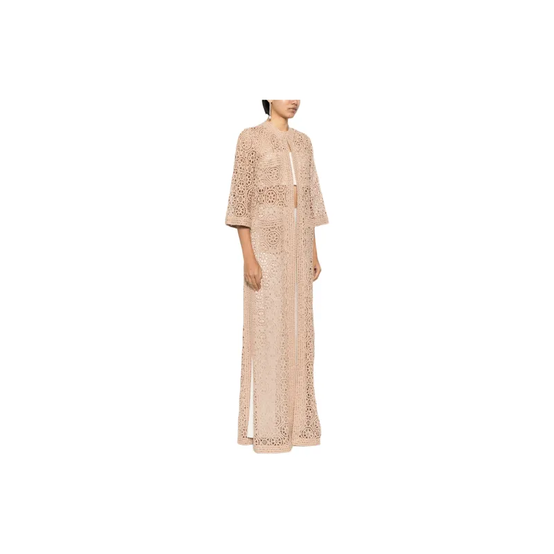ELIE SAAB Macramé Long Cardigan-3