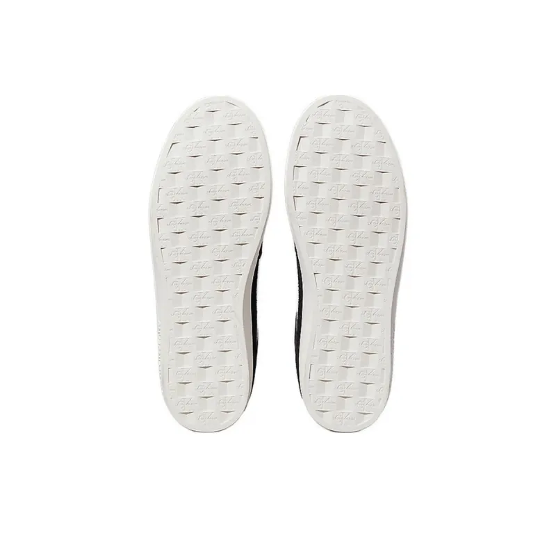 CKJ CALVIN KLEIN JEANS Low Top Skateboard Shoes Men's Black White-5