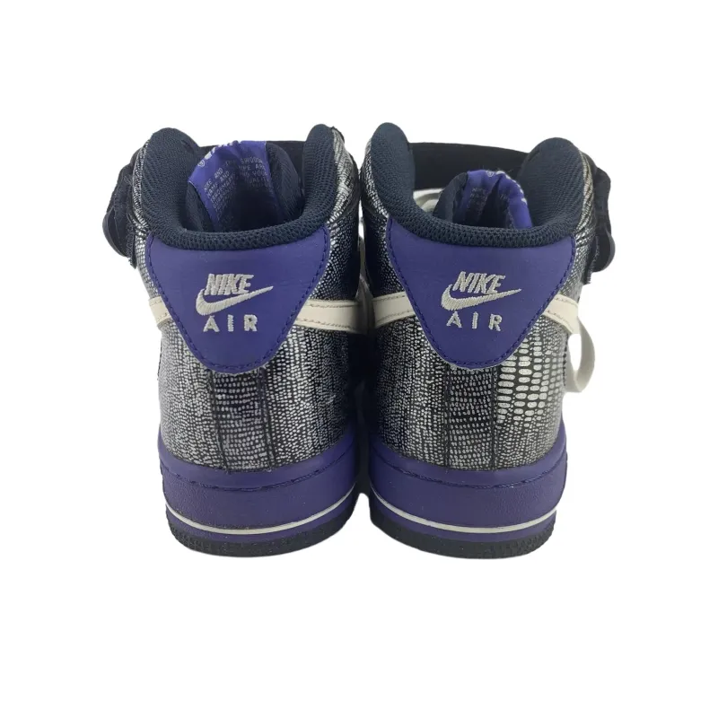 Nike Air Force 1 Mid Obsidian White Persian Violet Women's-3