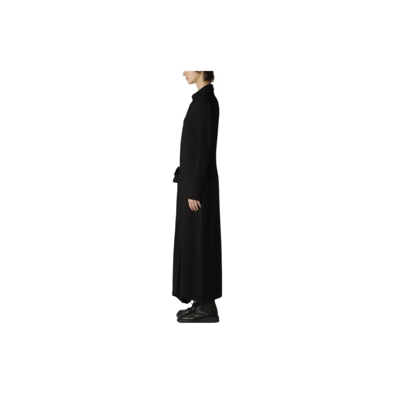 Yohji Yamamoto Y's FW24 Long Sleeved Dress Women's Black-4