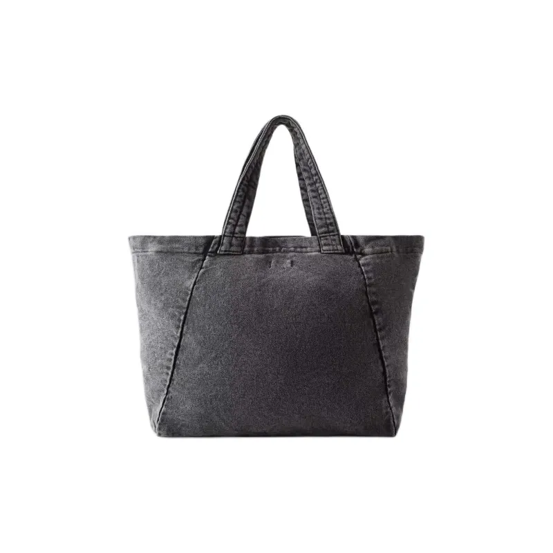 ZARA Cotton Tote Bag Shopping Bag Handbag Kids' Black-3