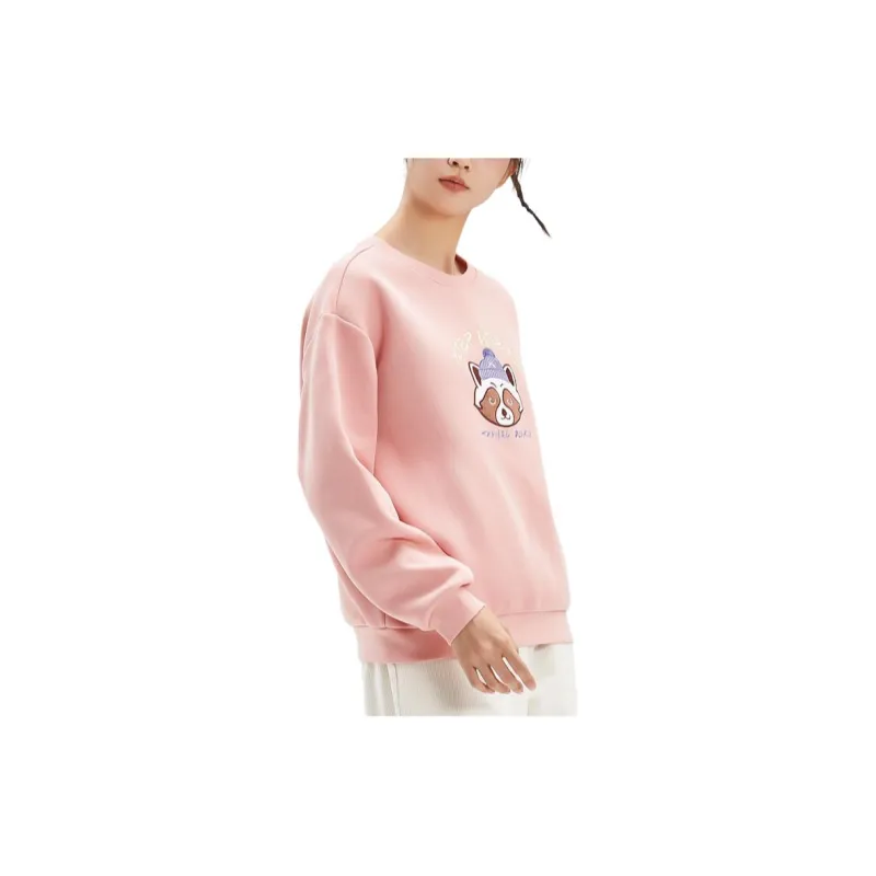 XTEP Vitality Series Sweatshirt Women's Cherry Vine Pink-3