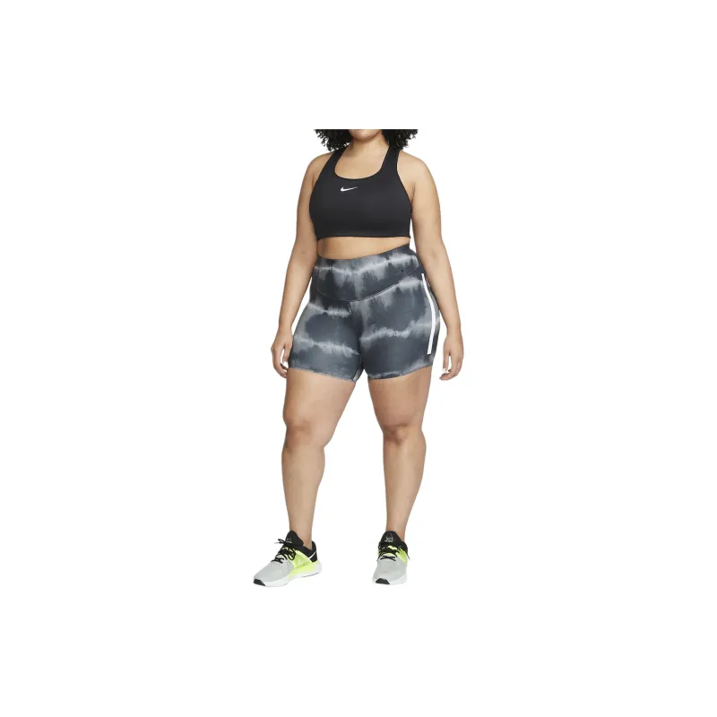 Nike One Luxe Sports Shorts Women's Black Gray-2